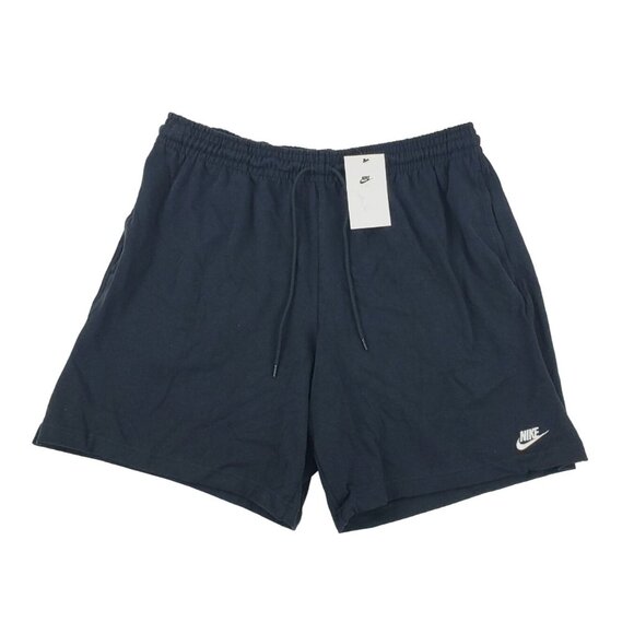 Nike Size Large Sportswear Club Knit Shorts Black Men FQ 4359-010 Retail $45 NEW - Picture 1 of 8